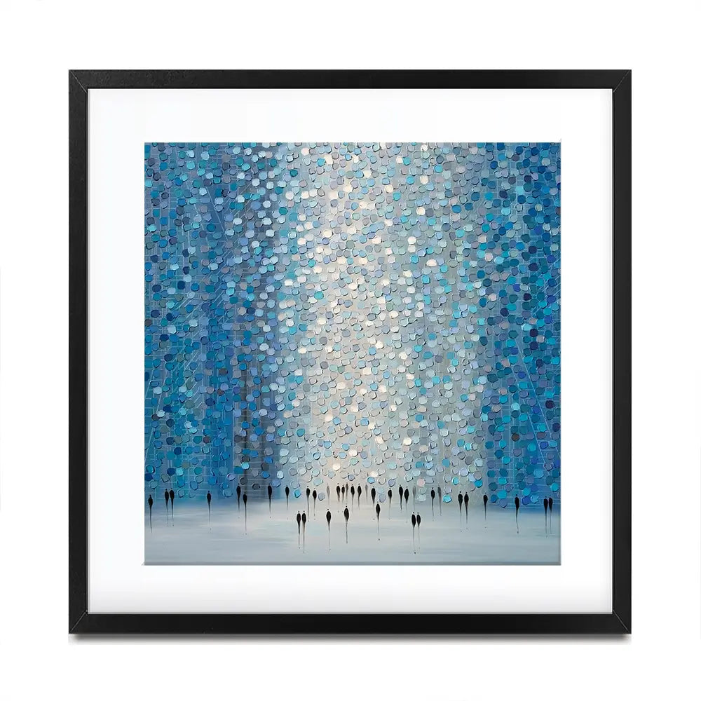 Moonlight Walk Square Framed Art Print Moonlight Walk Square Framed Art Print wall art product Art Print Shop