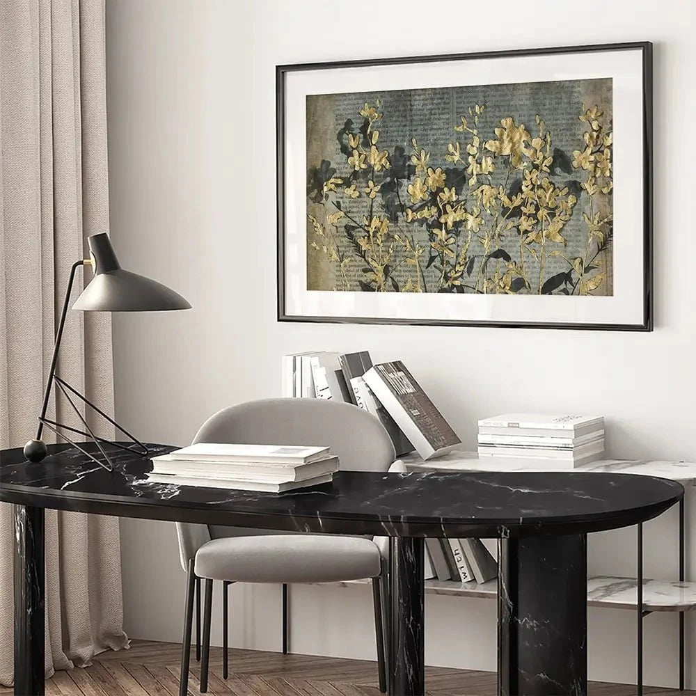 Moonlit Flower Field Framed Art Print Moonlit Flower Field Framed Art Print wall art product Jennifer Goldberger