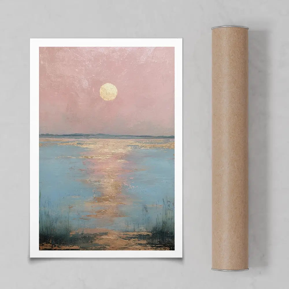 Moonlit Reflection Art Print Moonlit Reflection Art Print wall art product Svetlana Aleynikova