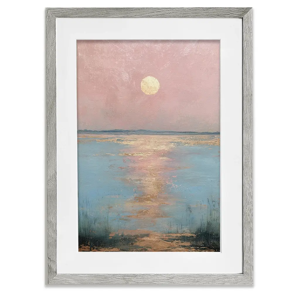 Moonlit Reflection Framed Art Print Moonlit Reflection Framed Art Print wall art product Svetlana Aleynikova