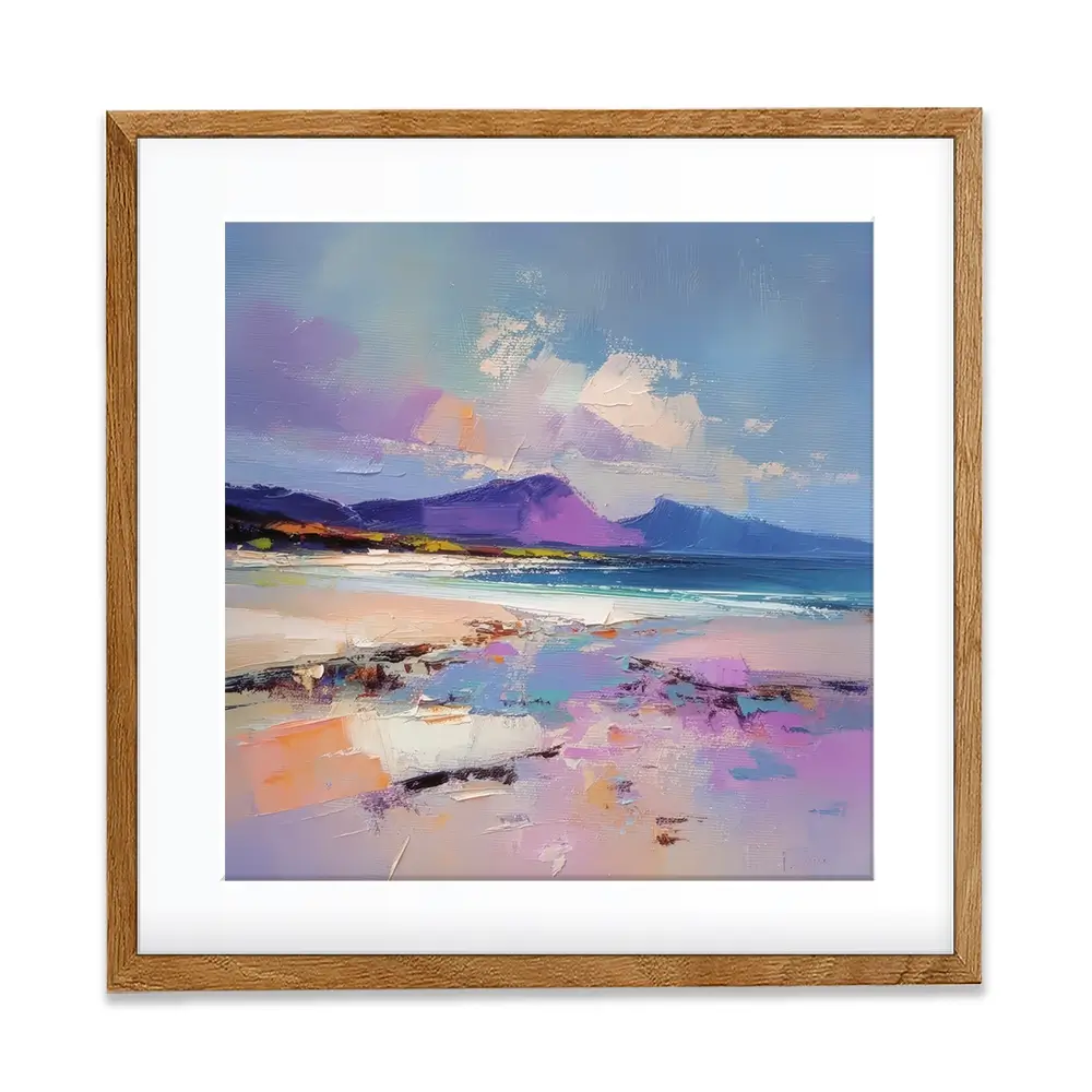 Morar Sands Square Framed Art Print Morar Sands Square Framed Art Print wall art product David Alexander Elder