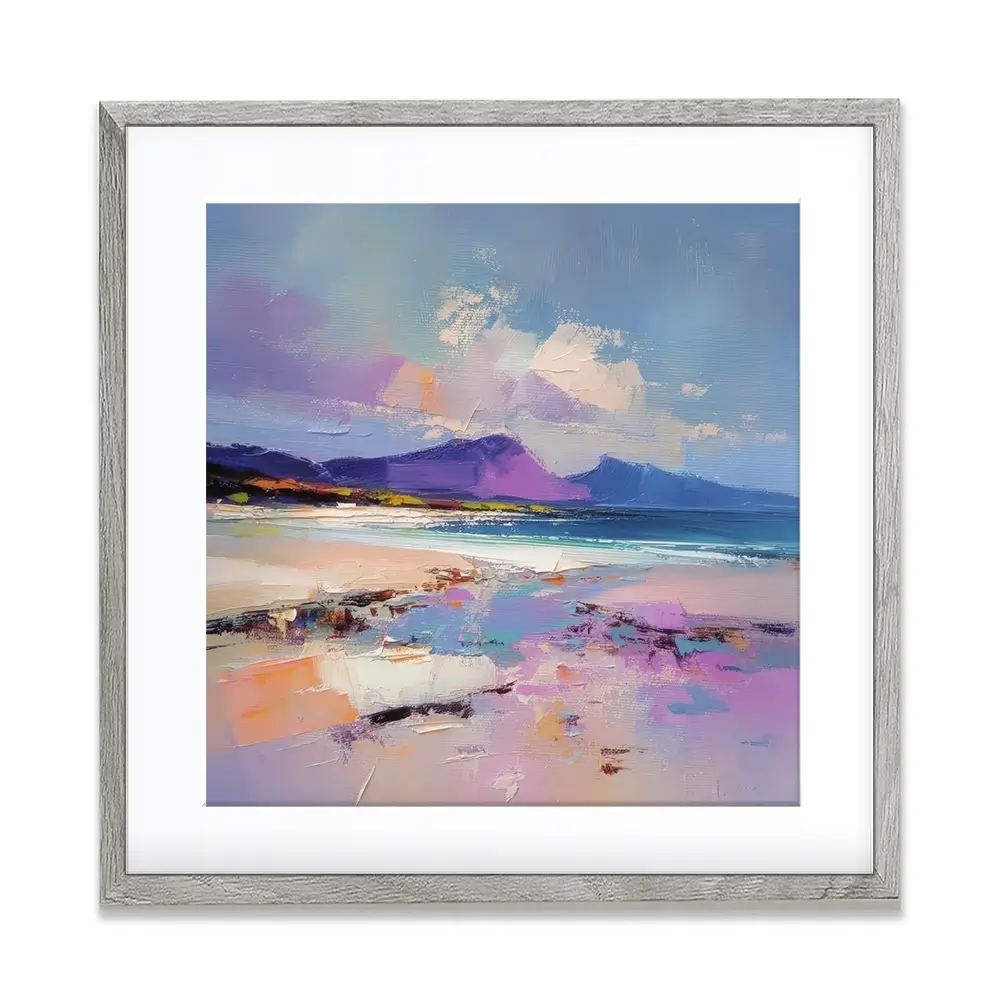 Morar Sands Square Framed Art Print Morar Sands Square Framed Art Print wall art product David Alexander Elder