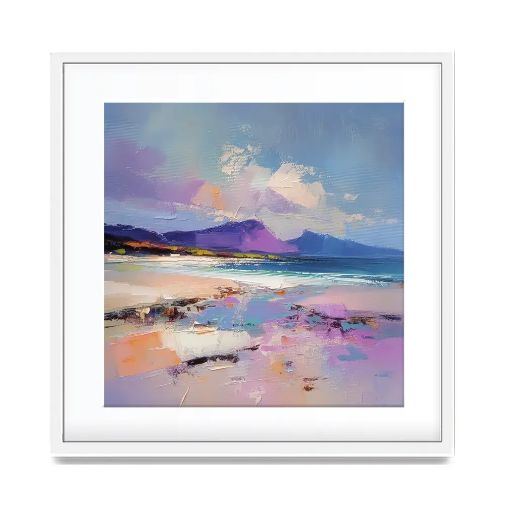 Morar Sands Square Framed Art Print Morar Sands Square Framed Art Print wall art product David Alexander Elder