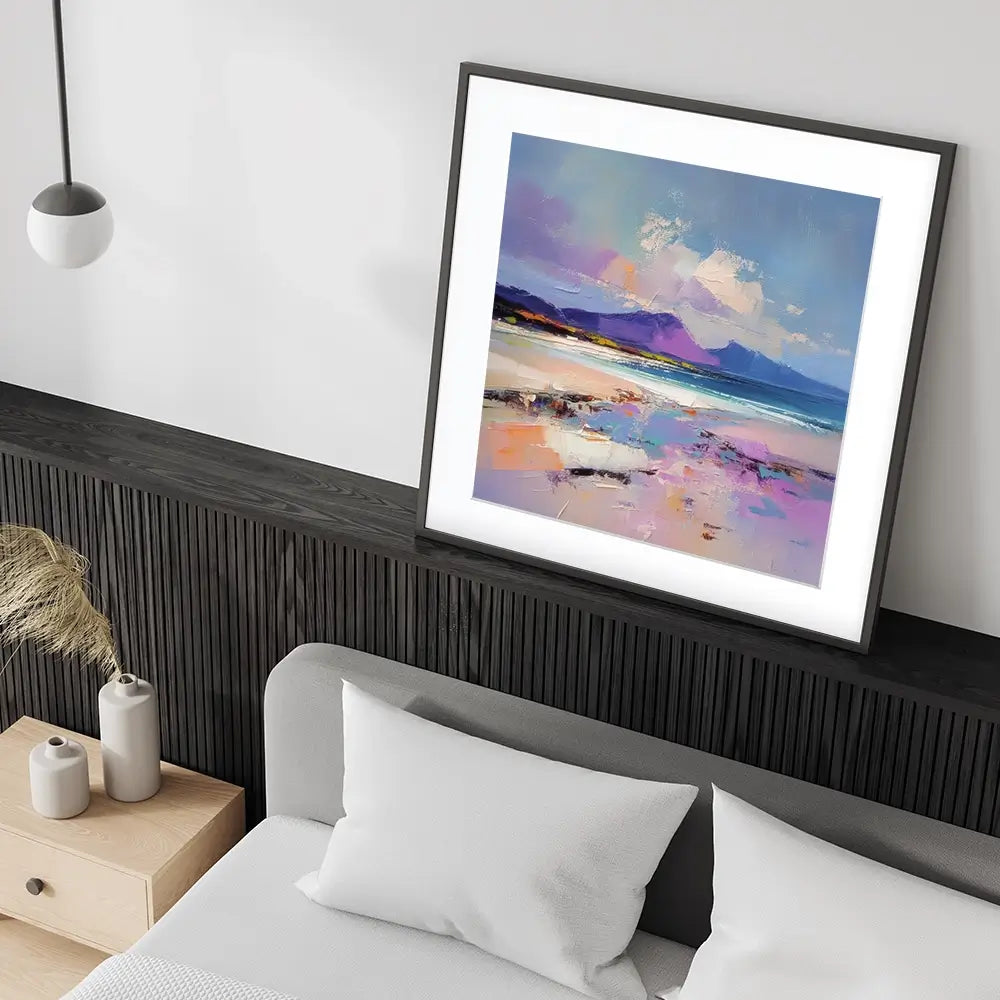 Morar Sands Square Framed Art Print Morar Sands Square Framed Art Print wall art product David Alexander Elder