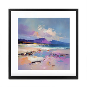 Morar Sands Square Framed Art Print Morar Sands Square Framed Art Print wall art product David Alexander Elder