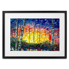 Morning Breaks Framed Art Print Morning Breaks Framed Art Print wall art product Lena Owens - Independent