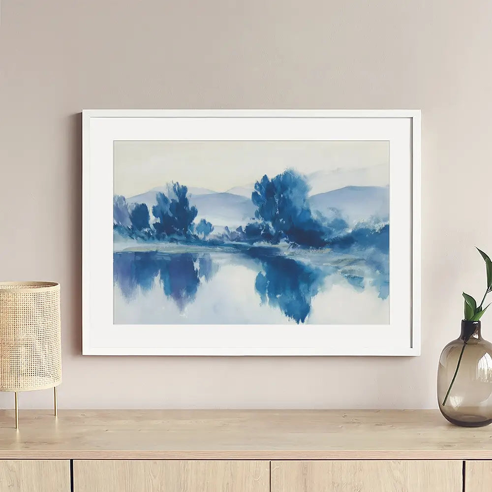 Morning On The River Framed Art Print Morning On The River Framed Art Print wall art product Sisi And Seb - Independent