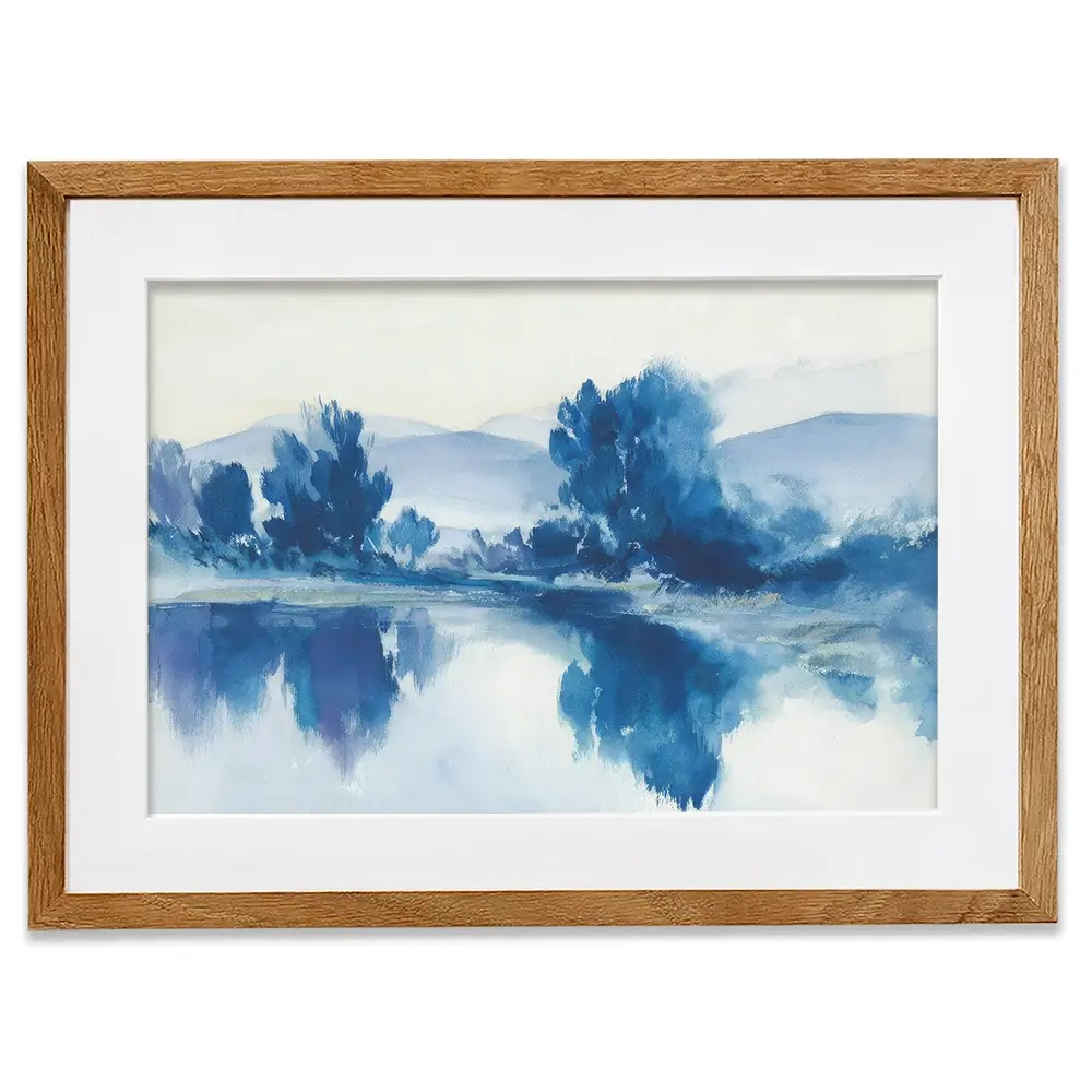 Morning On The River Framed Art Print Morning On The River Framed Art Print wall art product Sisi And Seb - Independent