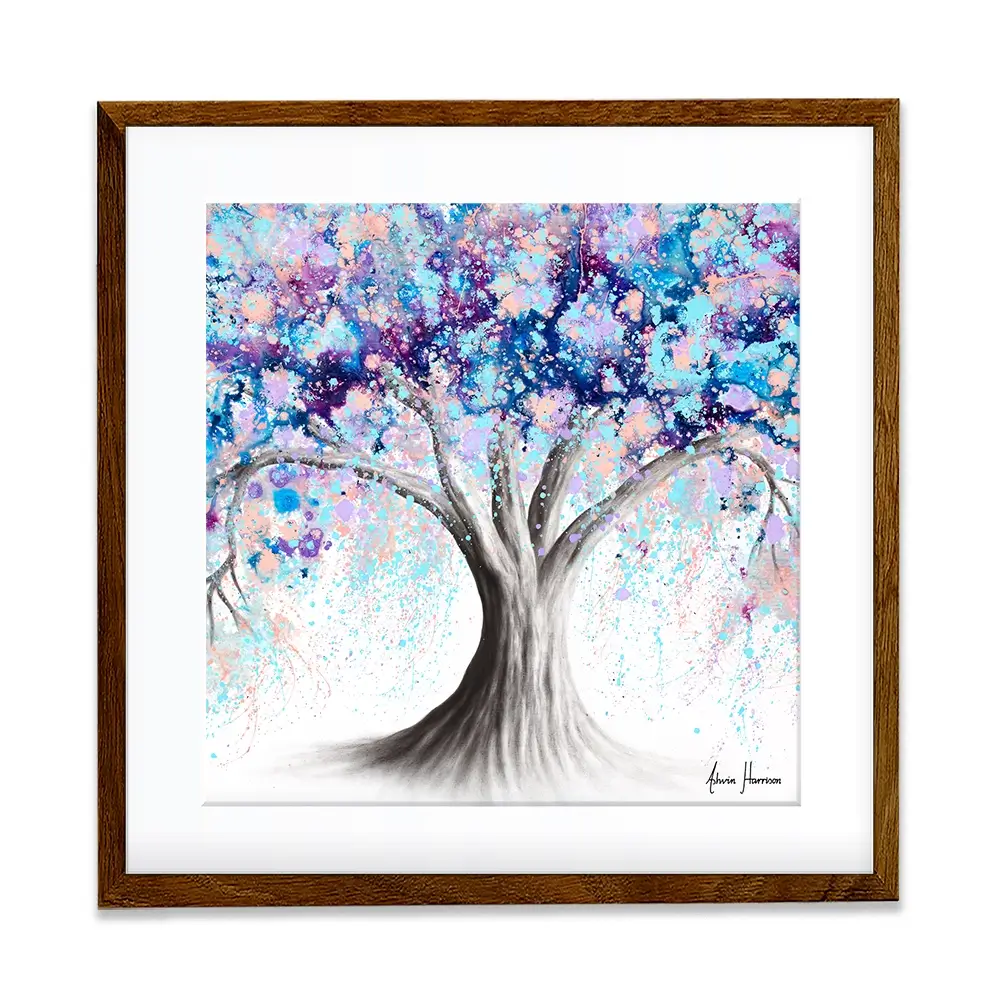 Motivational Soul Tree Square Framed Art Print Motivational Soul Tree Square Framed Art Print wall art product Ashvin Harrison