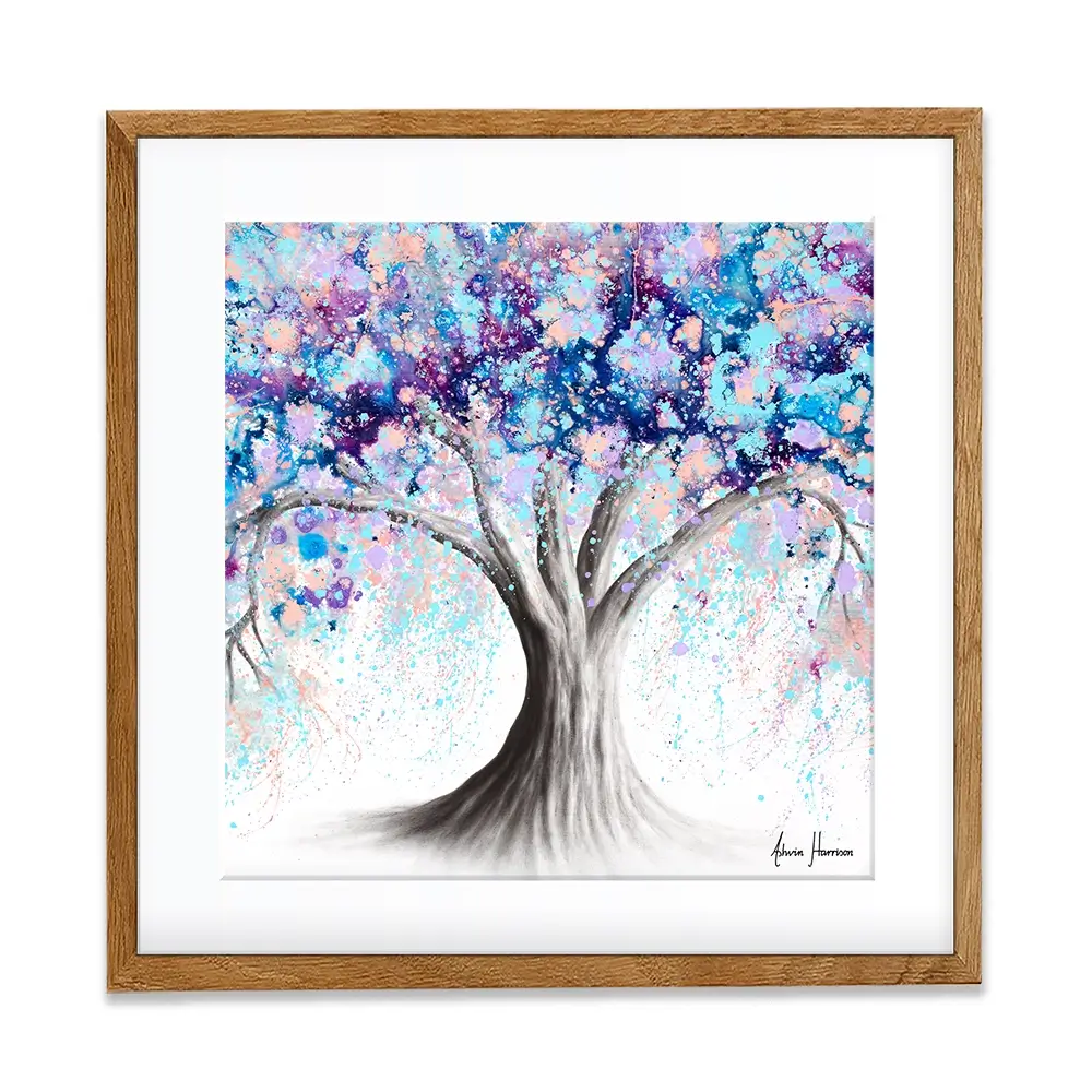 Motivational Soul Tree Square Framed Art Print Motivational Soul Tree Square Framed Art Print wall art product Ashvin Harrison