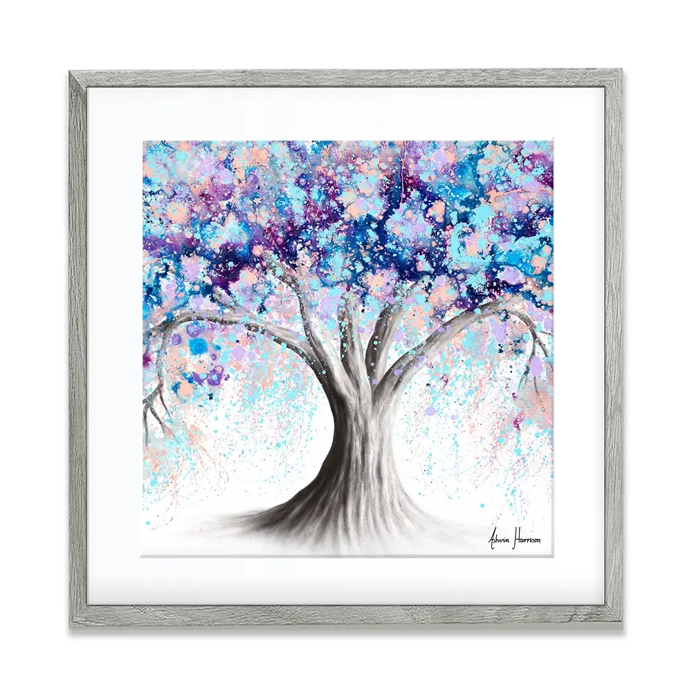Motivational Soul Tree Square Framed Art Print Motivational Soul Tree Square Framed Art Print wall art product Ashvin Harrison