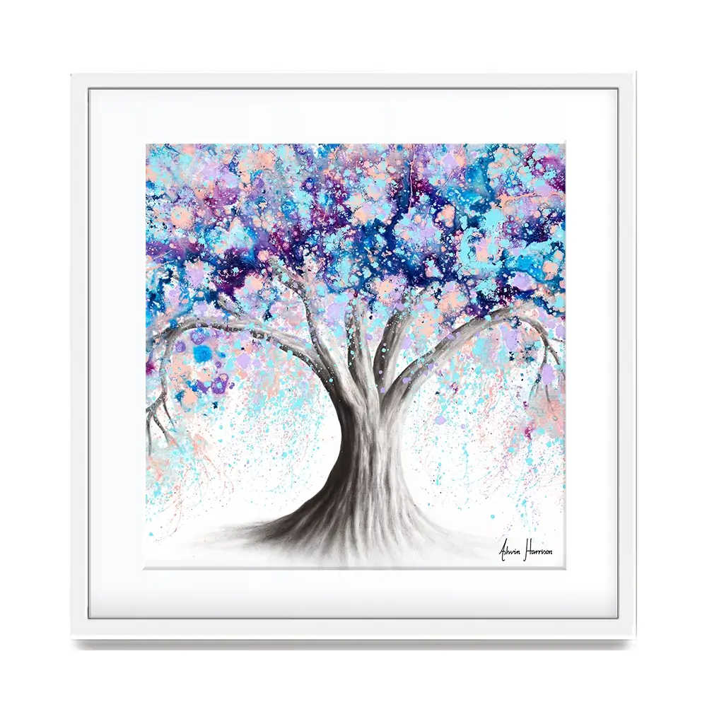 Motivational Soul Tree Square Framed Art Print Motivational Soul Tree Square Framed Art Print wall art product Ashvin Harrison