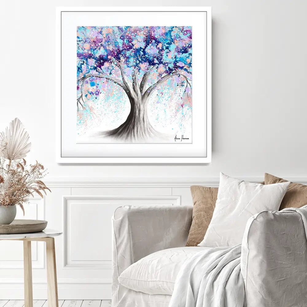 Motivational Soul Tree Square Framed Art Print Motivational Soul Tree Square Framed Art Print wall art product Ashvin Harrison