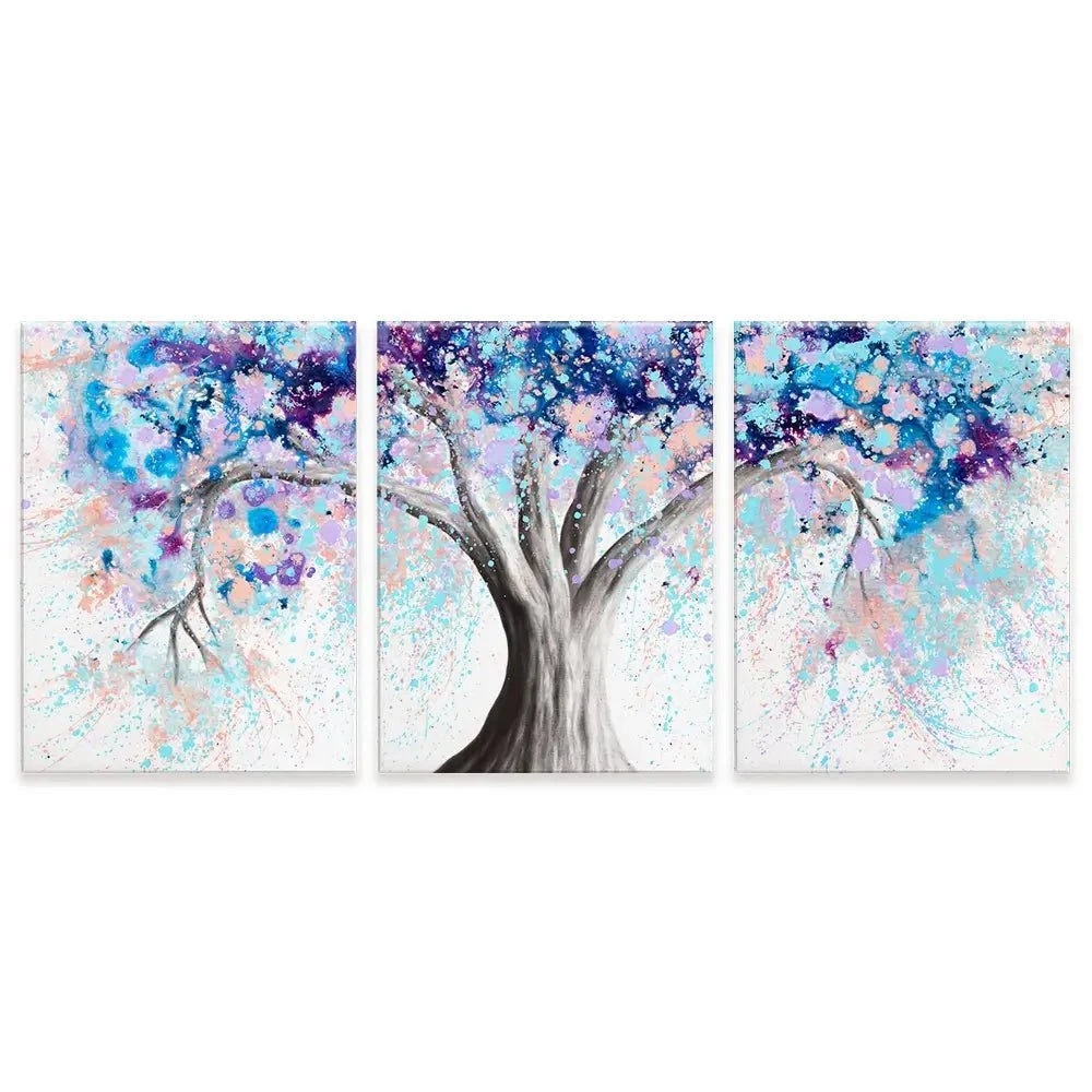 Motivational Soul Tree Trio Canvas Print Motivational Soul Tree Trio Canvas Print wall art product Ashvin Harrison
