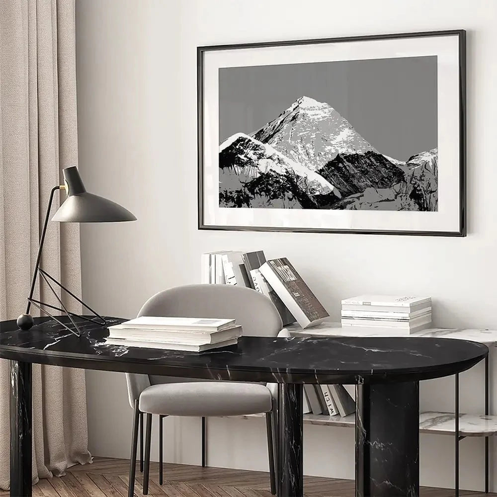 Mount Everest Framed Art Print Mount Everest Framed Art Print wall art product Daniel Prudek / Shutterstock