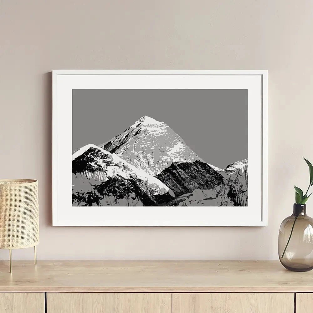 Mount Everest Framed Art Print Mount Everest Framed Art Print wall art product Daniel Prudek / Shutterstock