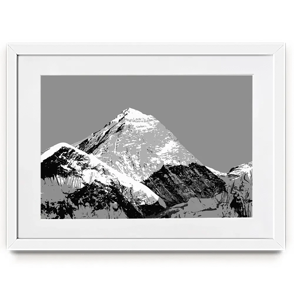 Mount Everest Framed Art Print Mount Everest Framed Art Print wall art product Daniel Prudek / Shutterstock