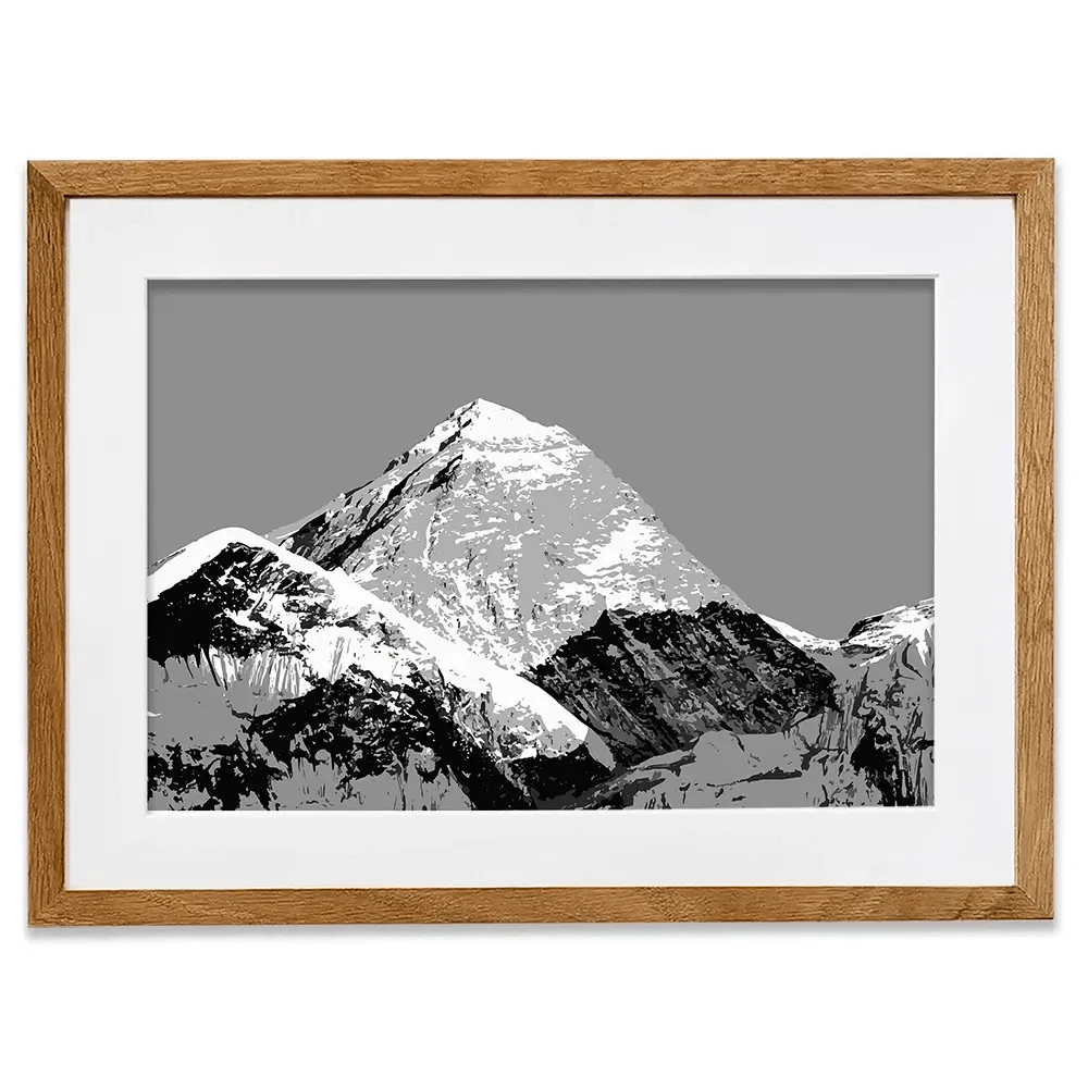 Mount Everest Framed Art Print Mount Everest Framed Art Print wall art product Daniel Prudek / Shutterstock