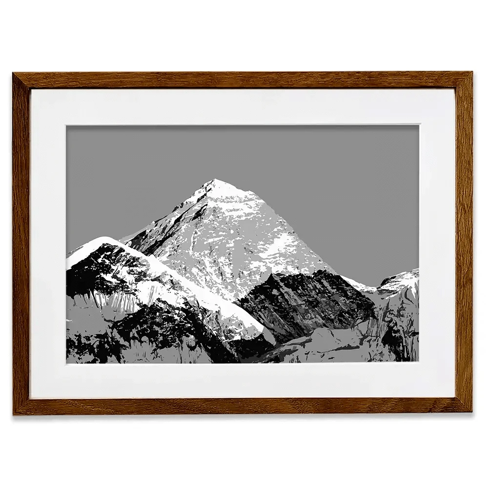 Mount Everest Framed Art Print Mount Everest Framed Art Print wall art product Daniel Prudek / Shutterstock