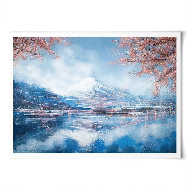 Mount Fuji In Spring Art Print Mount Fuji In Spring Art Print wall art product Marc Todd - Independent