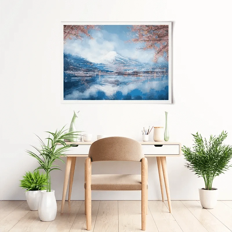 Mount Fuji In Spring Art Print Mount Fuji In Spring Art Print wall art product Marc Todd - Independent