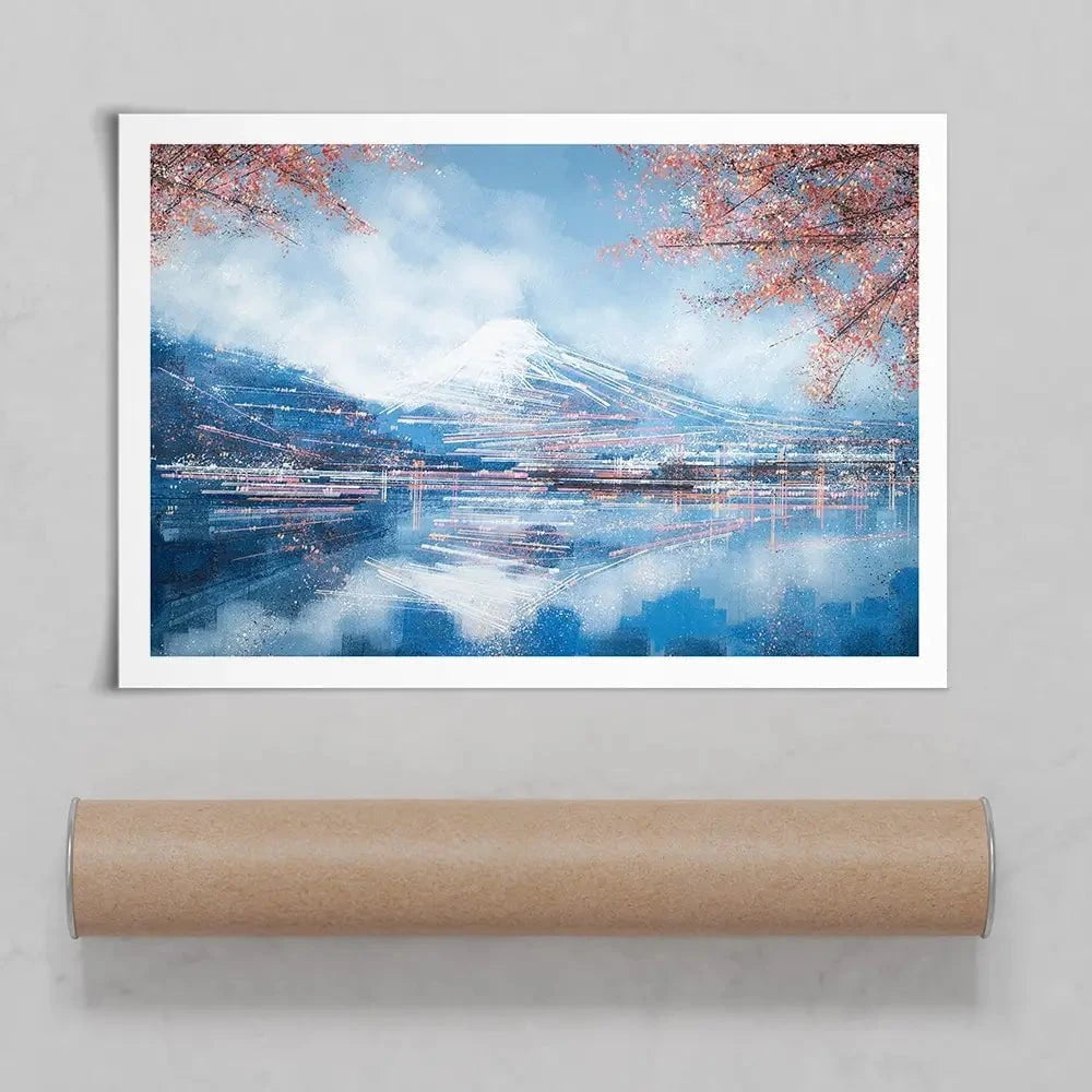 Mount Fuji In Spring Art Print Mount Fuji In Spring Art Print wall art product Marc Todd - Independent