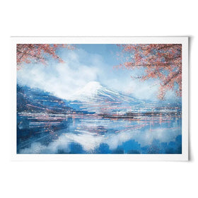 Mount Fuji In Spring Art Print Mount Fuji In Spring Art Print wall art product Marc Todd - Independent