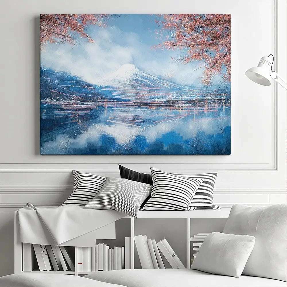 Mount Fuji In Spring Canvas Print Mount Fuji In Spring Canvas Print wall art product Marc Todd - Independent