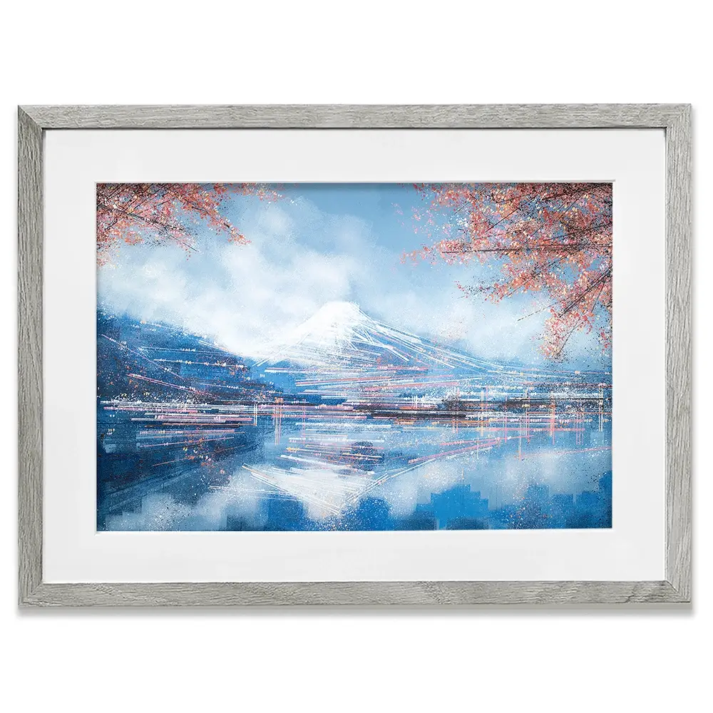 Mount Fuji In Spring Framed Art Print Mount Fuji In Spring Framed Art Print wall art product Marc Todd - Independent