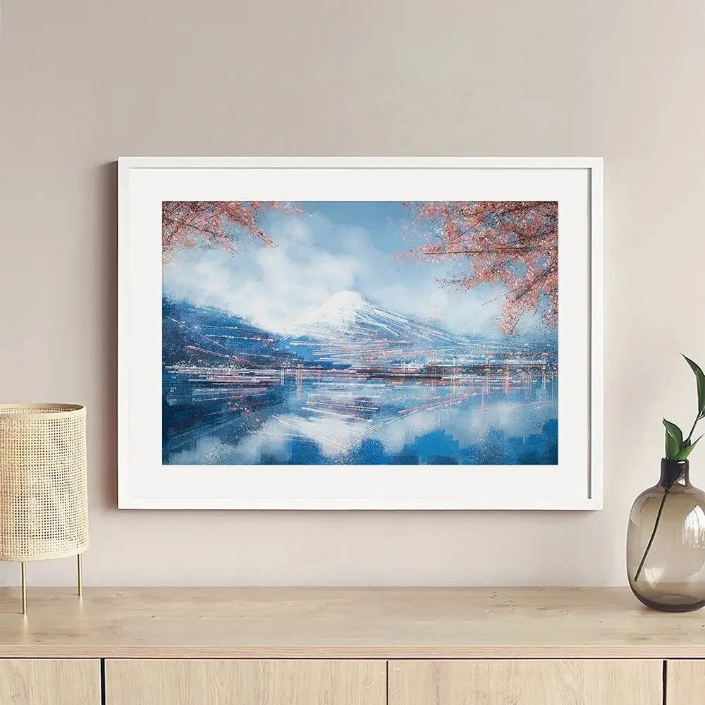 Mount Fuji In Spring Framed Art Print Mount Fuji In Spring Framed Art Print wall art product Marc Todd - Independent