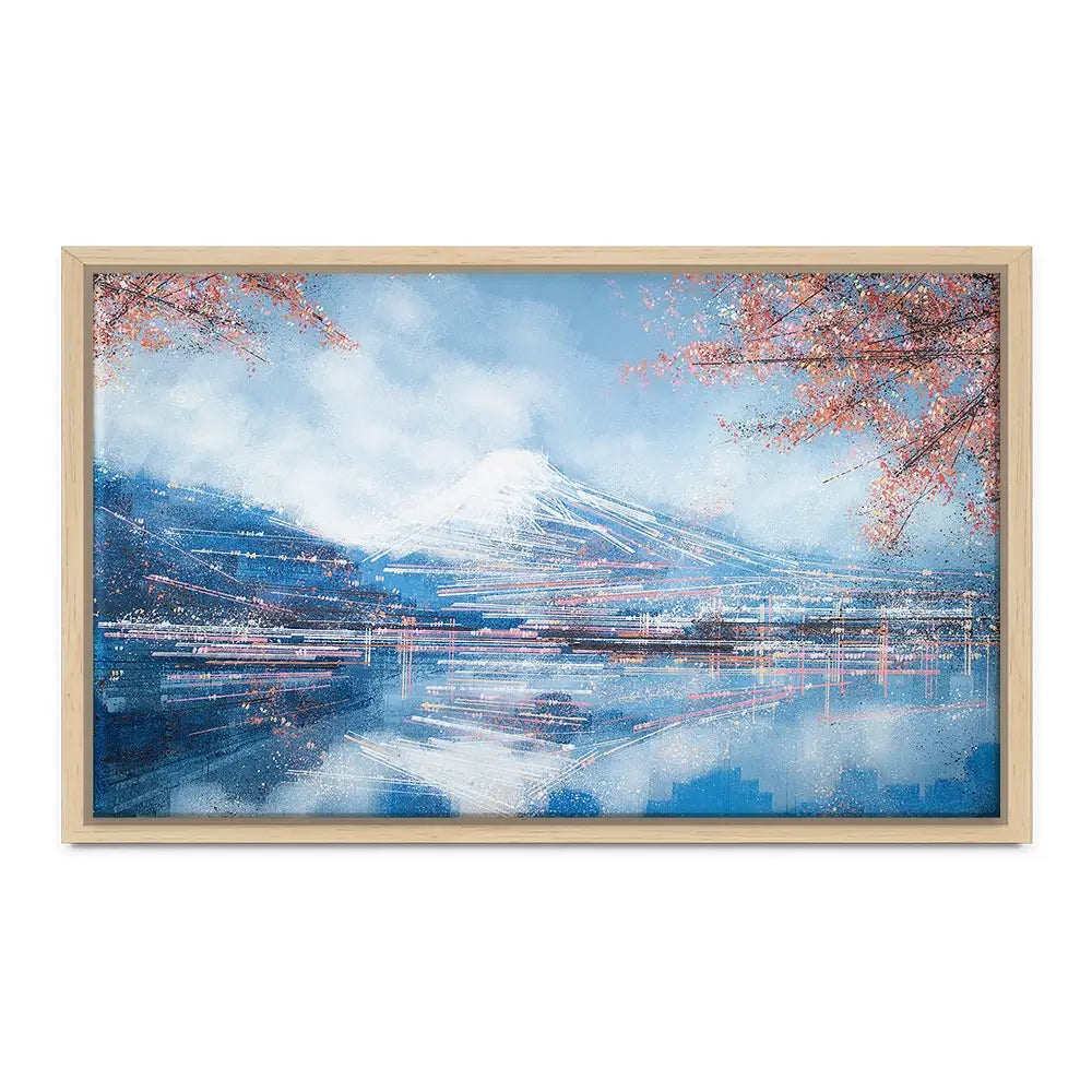 Mount Fuji In Spring Oversized Canvas Print Mount Fuji In Spring Oversized Canvas Print wall art product Art Print Shop