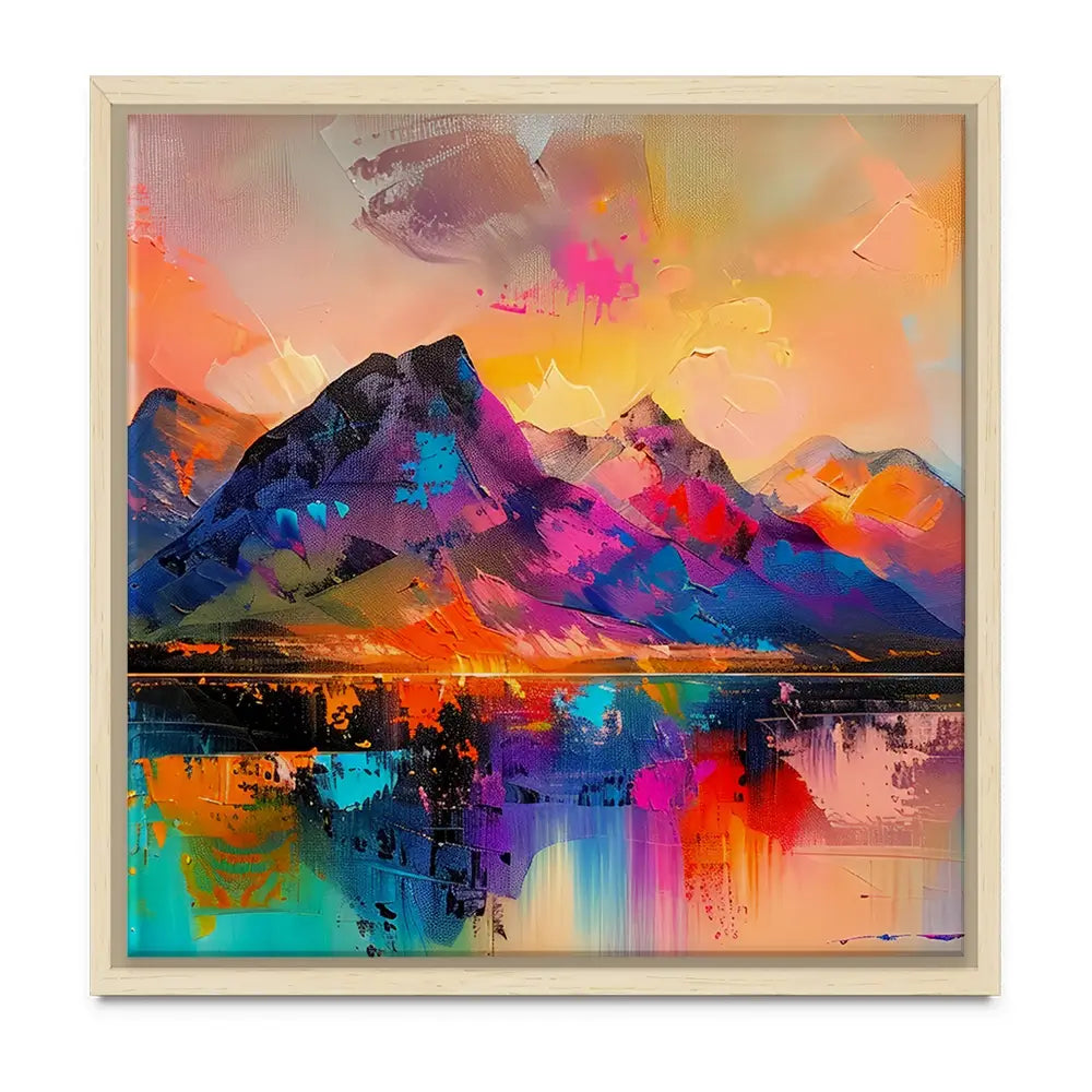 Mountain Abstract Oversized Canvas Print Mountain Abstract Oversized Canvas Print wall art product Art Print Shop