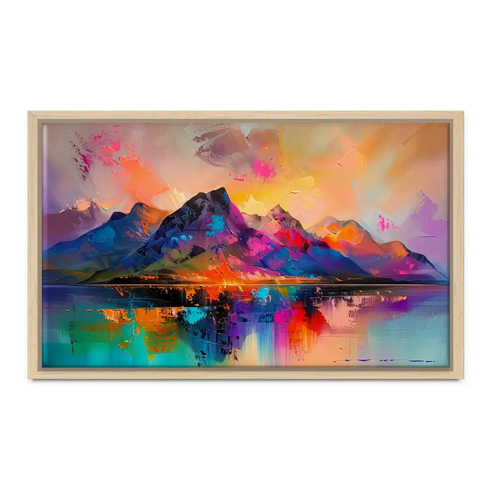 Mountain Abstract Oversized Canvas Print Mountain Abstract Oversized Canvas Print wall art product Art Print Shop
