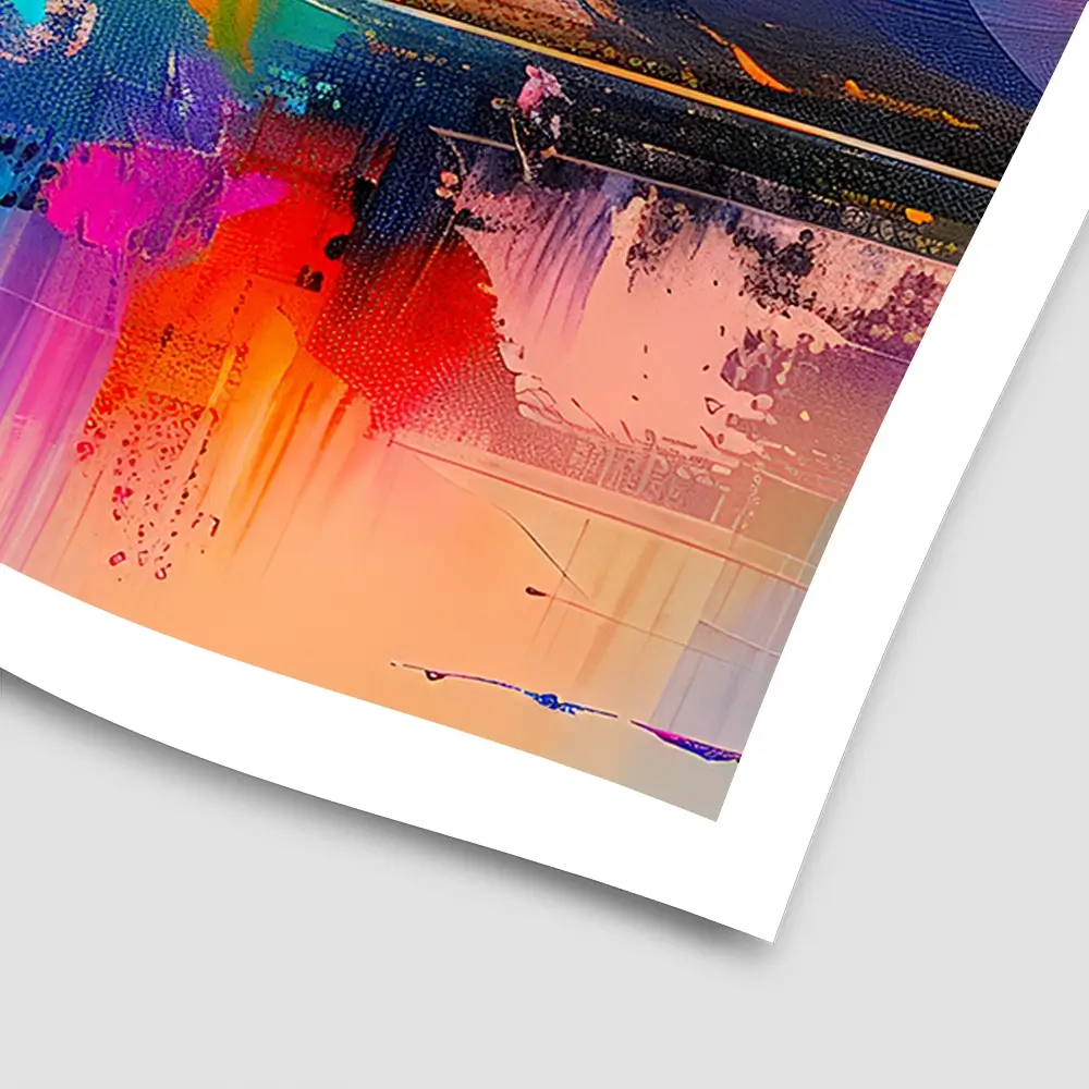 Mountain Abstract Square Art Print Mountain Abstract Square Art Print wall art product Art Print Shop