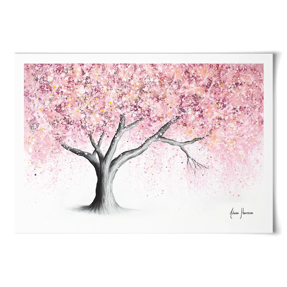 Mountain Blossom Tree Art Print Mountain Blossom Tree Art Print wall art product Ashvin Harrison