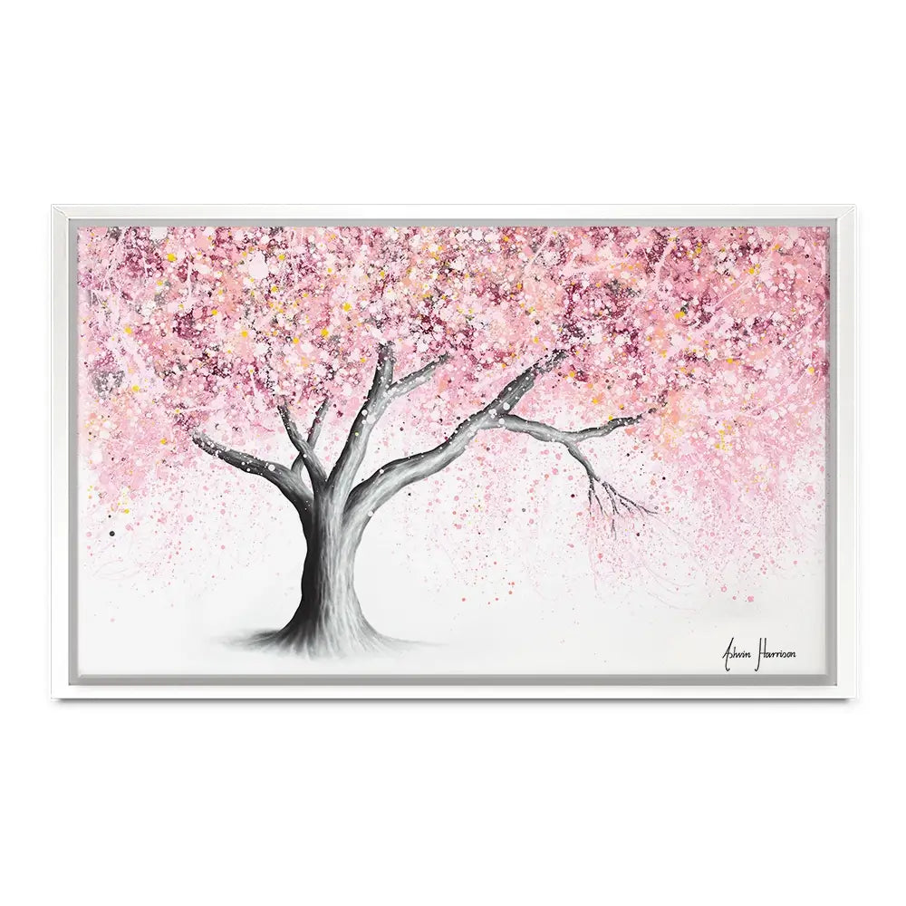 Mountain Blossom Tree Oversized Canvas Print Mountain Blossom Tree Oversized Canvas Print wall art product Ashvin Harrison