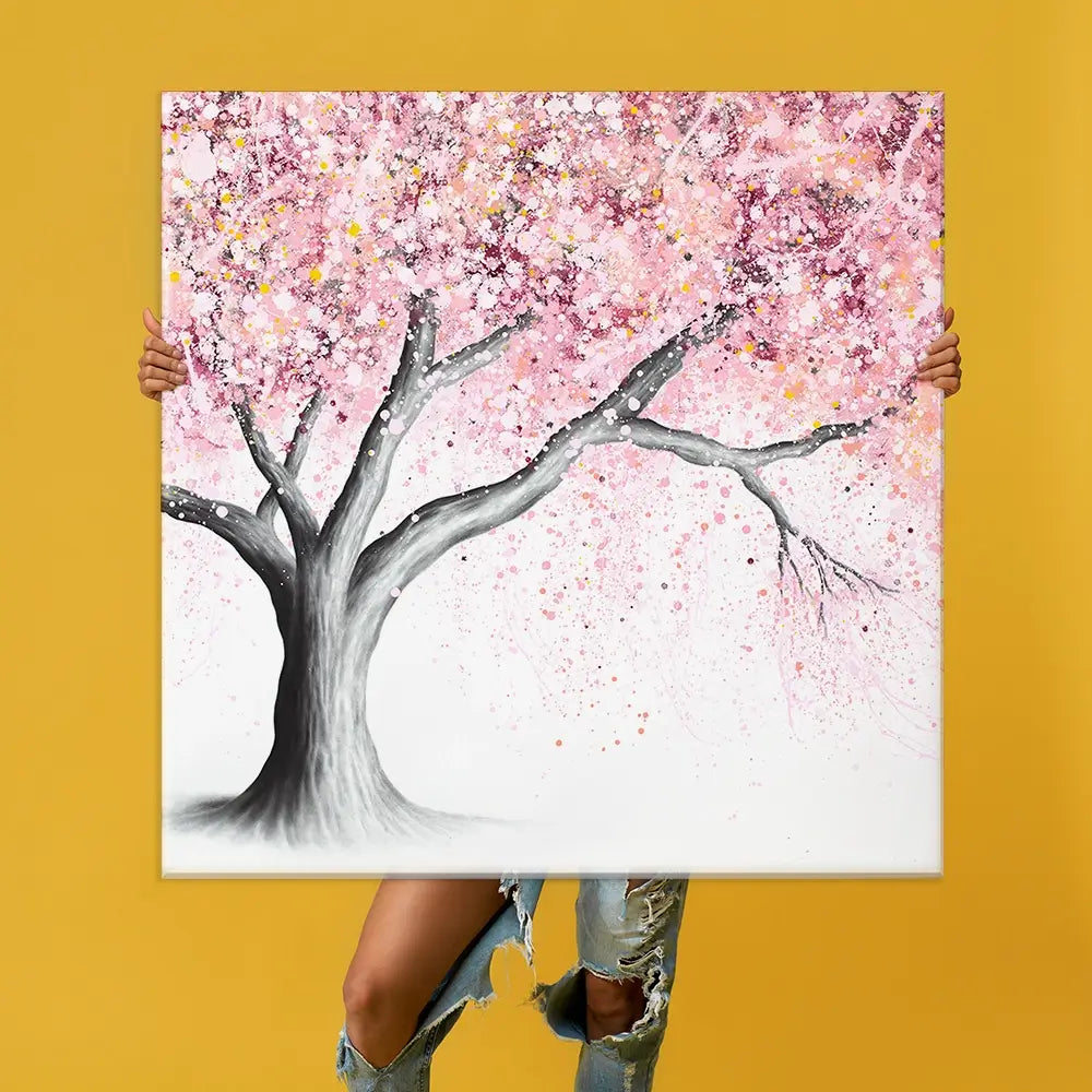 Mountain Blossom Tree Oversized Canvas Print Mountain Blossom Tree Oversized Canvas Print wall art product Ashvin Harrison