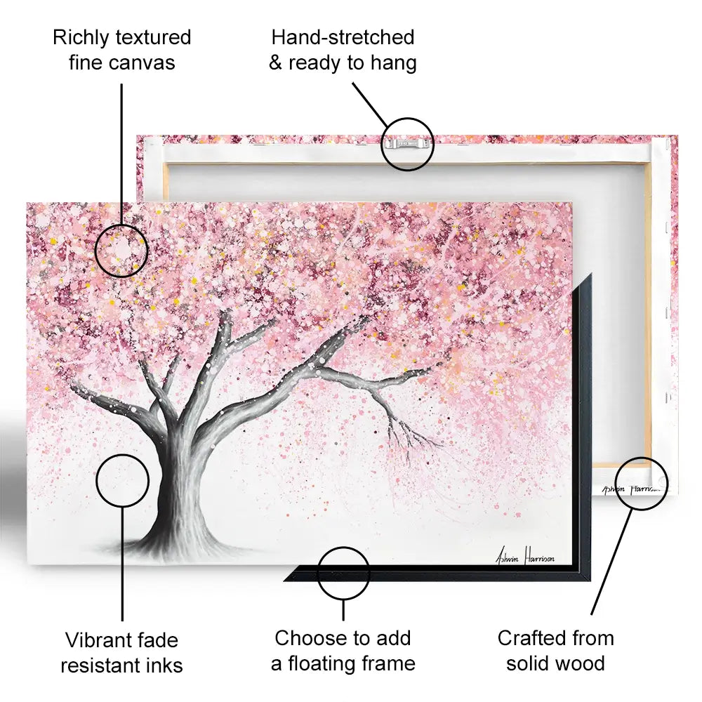 Mountain Blossom Tree Oversized Canvas Print Mountain Blossom Tree Oversized Canvas Print wall art product Ashvin Harrison