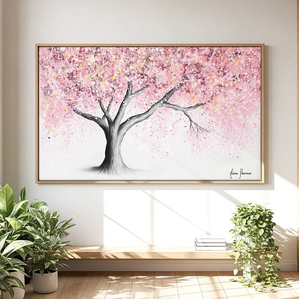 Mountain Blossom Tree Oversized Canvas Print Mountain Blossom Tree Oversized Canvas Print wall art product Ashvin Harrison