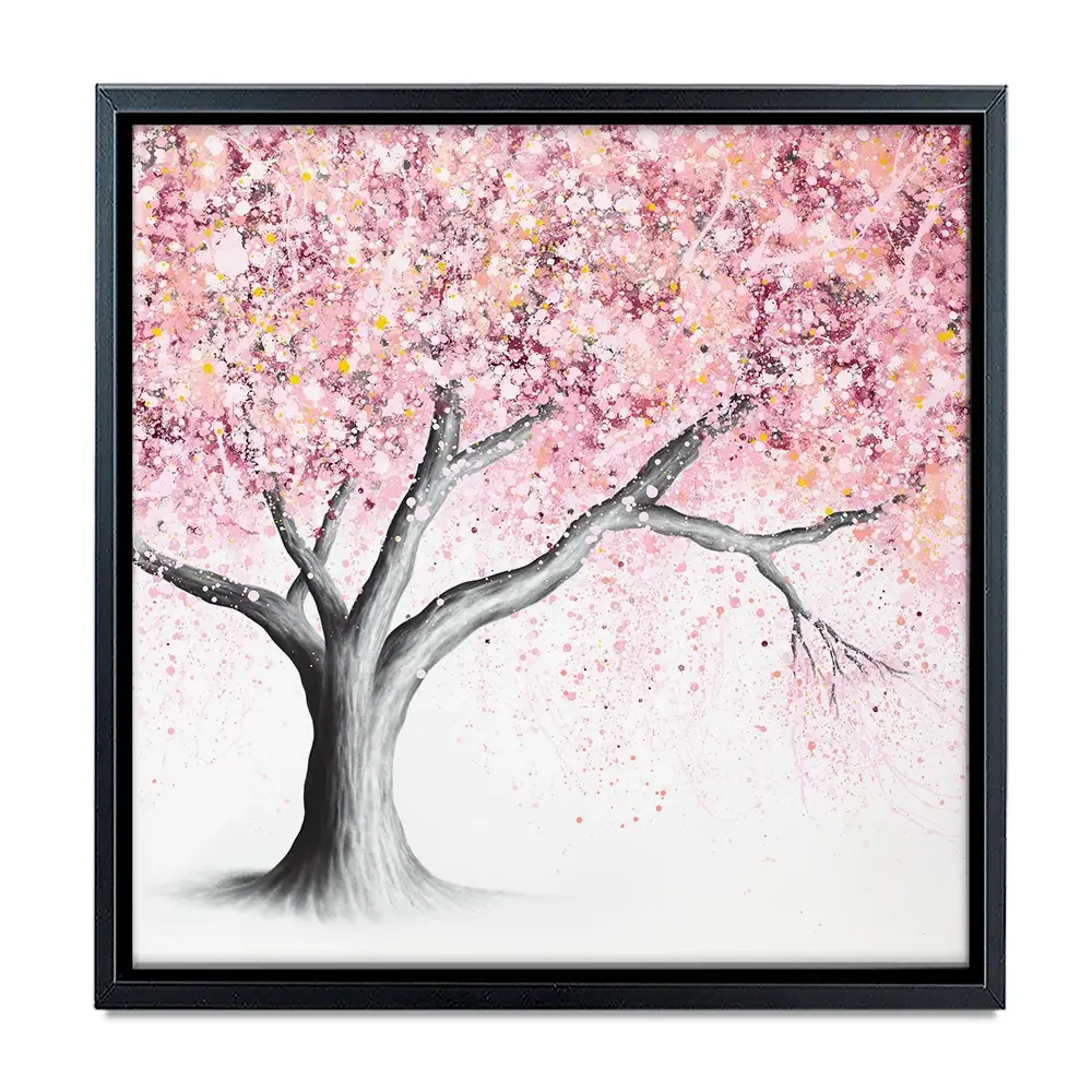 Mountain Blossom Tree Square Canvas Print Mountain Blossom Tree Square Canvas Print wall art product Ashvin Harrison (2016-2022 collection)