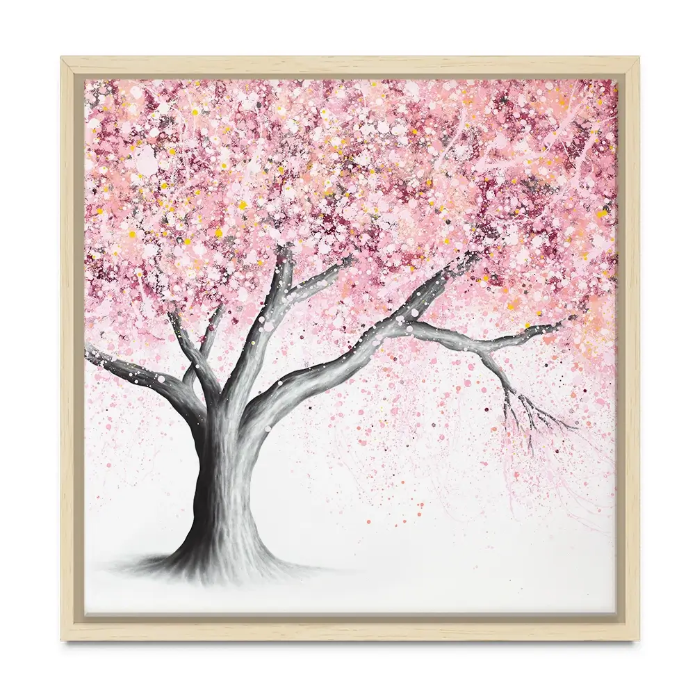 Mountain Blossom Tree Square Canvas Print Mountain Blossom Tree Square Canvas Print wall art product Ashvin Harrison (2016-2022 collection)