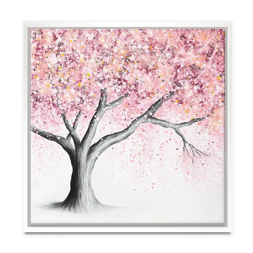 Mountain Blossom Tree Square Canvas Print Mountain Blossom Tree Square Canvas Print wall art product Ashvin Harrison (2016-2022 collection)