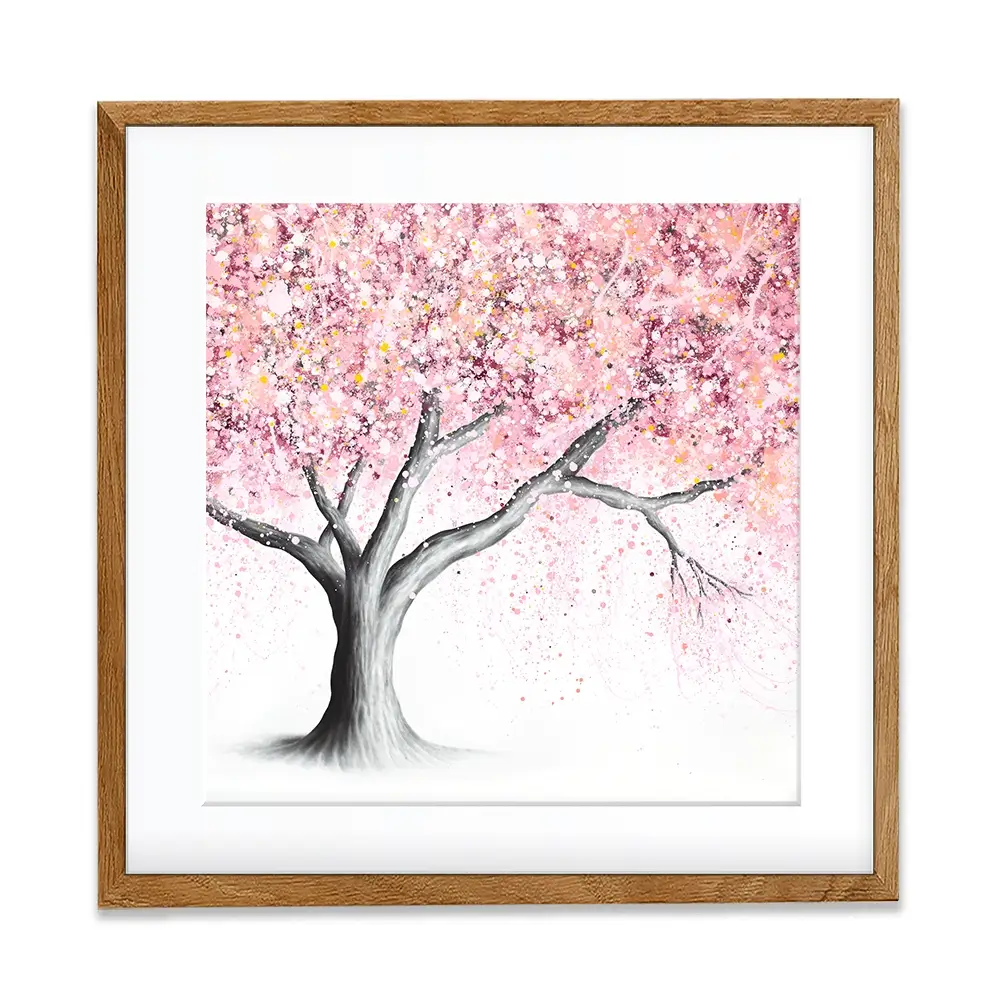Mountain Blossom Tree Square Framed Art Print Mountain Blossom Tree Square Framed Art Print wall art product Ashvin Harrison (2016-2022 collection)