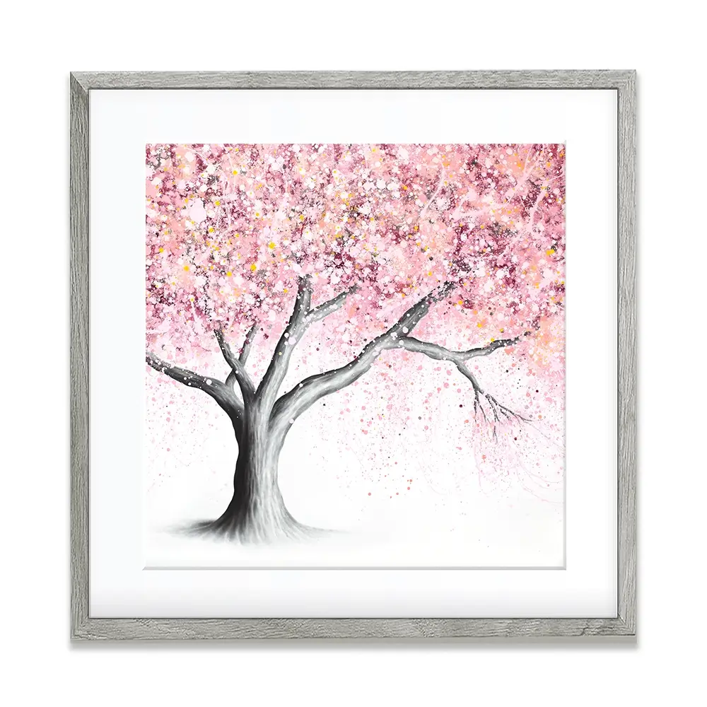 Mountain Blossom Tree Square Framed Art Print Mountain Blossom Tree Square Framed Art Print wall art product Ashvin Harrison (2016-2022 collection)