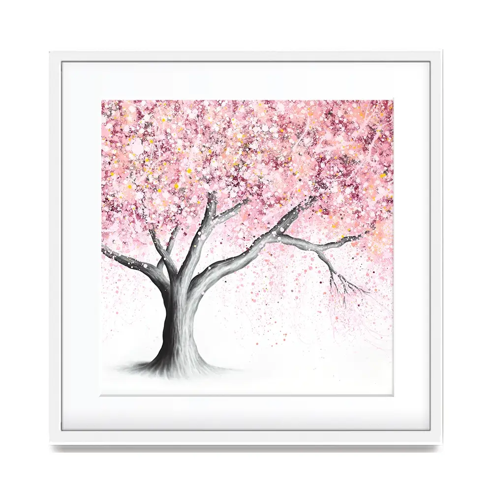 Mountain Blossom Tree Square Framed Art Print Mountain Blossom Tree Square Framed Art Print wall art product Ashvin Harrison (2016-2022 collection)