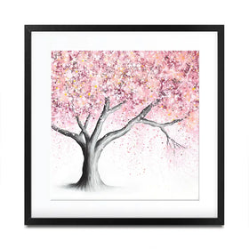 Mountain Blossom Tree Square Framed Art Print Mountain Blossom Tree Square Framed Art Print wall art product Ashvin Harrison (2016-2022 collection)