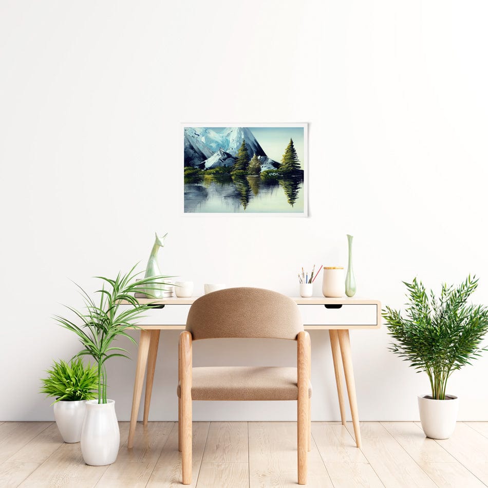 Mountain Landscape Art Print wall art product / Shutterstock