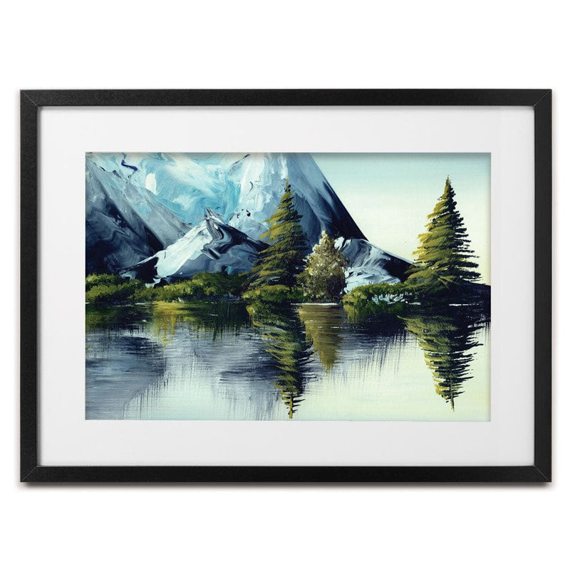 Mountain Landscape Framed Art Print wall art product olga jefimova / Shutterstock