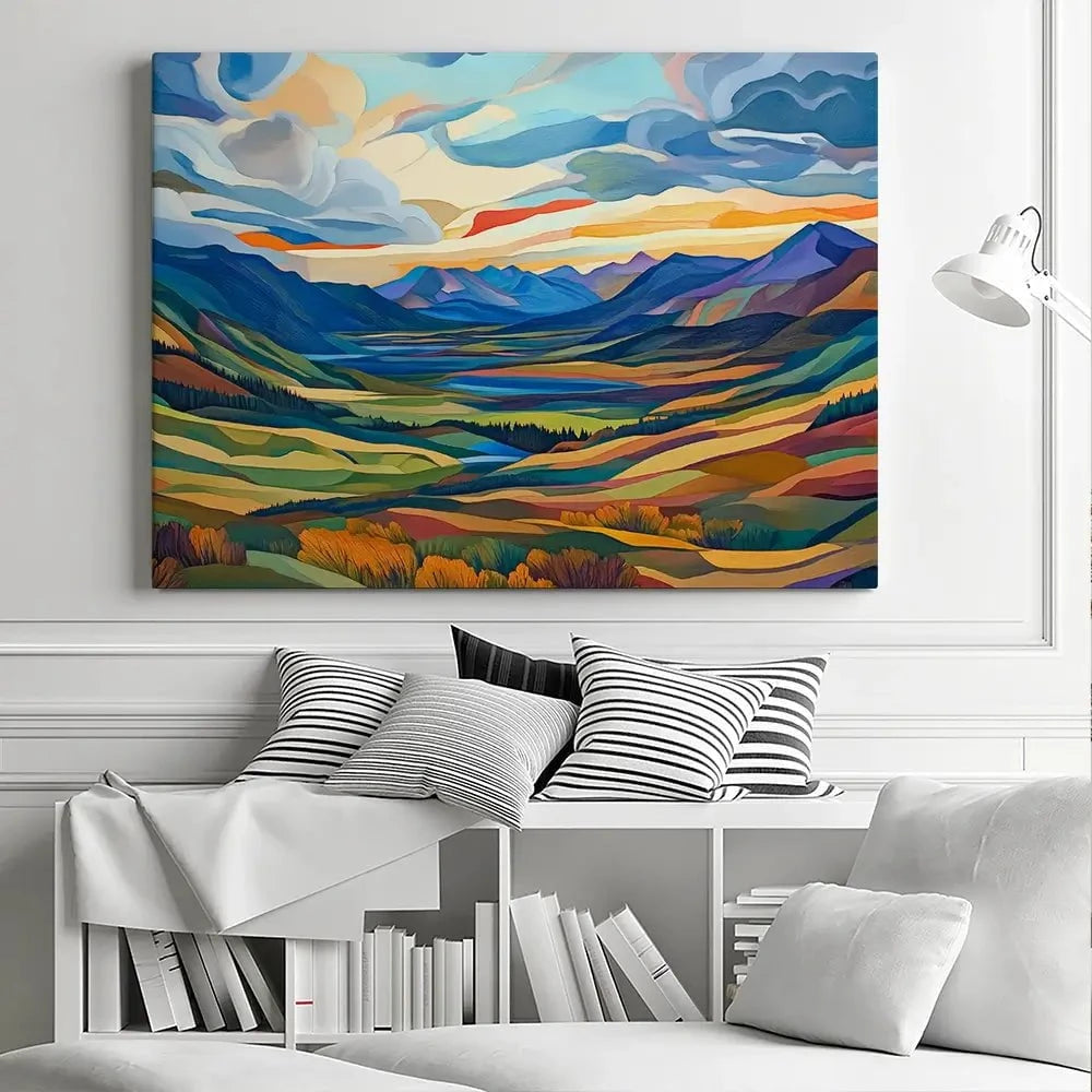 Mountain Valley Canvas Print Mountain Valley Canvas Print wall art product David Alexander Elder