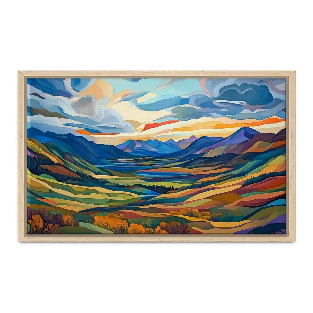 Mountain Valley Canvas Print Mountain Valley Canvas Print wall art product David Alexander Elder